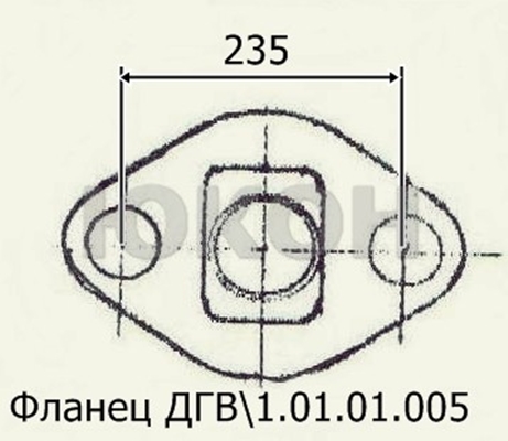 Фланец ДГВ 1.01.01.005